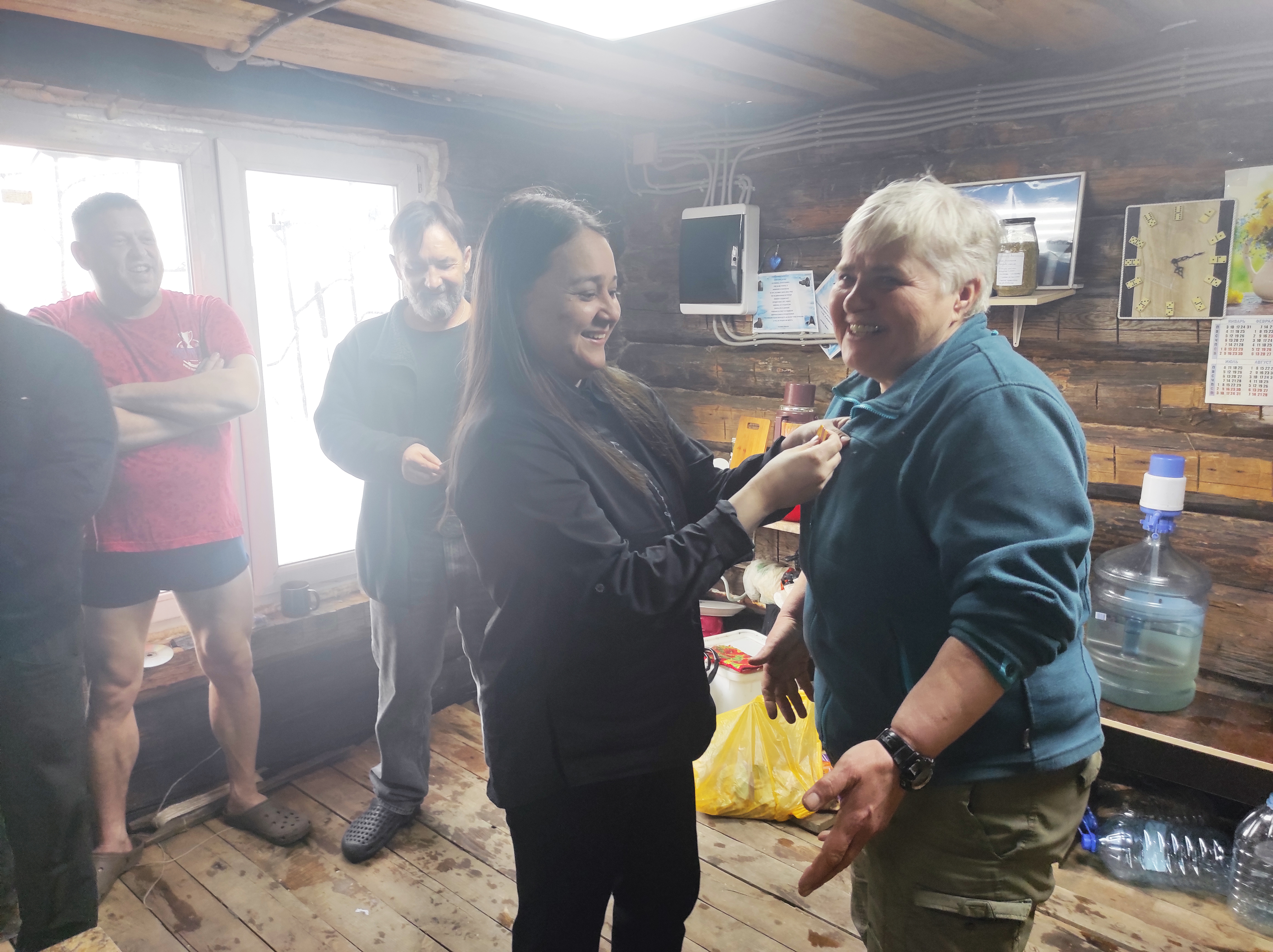 Регина Юхневич встретилась с активистами клуба закаливания и зимнего купания «Моржи Тюмени»