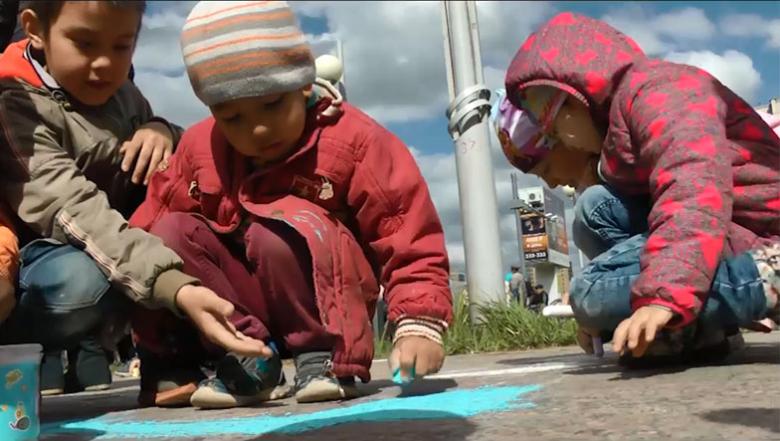 Видеорепортаж о празднике защиты детей в Тобольске, организованном КПРФ